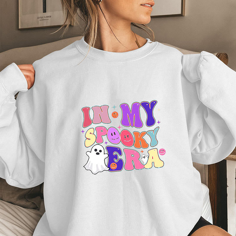 Sweat-shirt fantôme grande taille - Blanc - 3XL - image 4