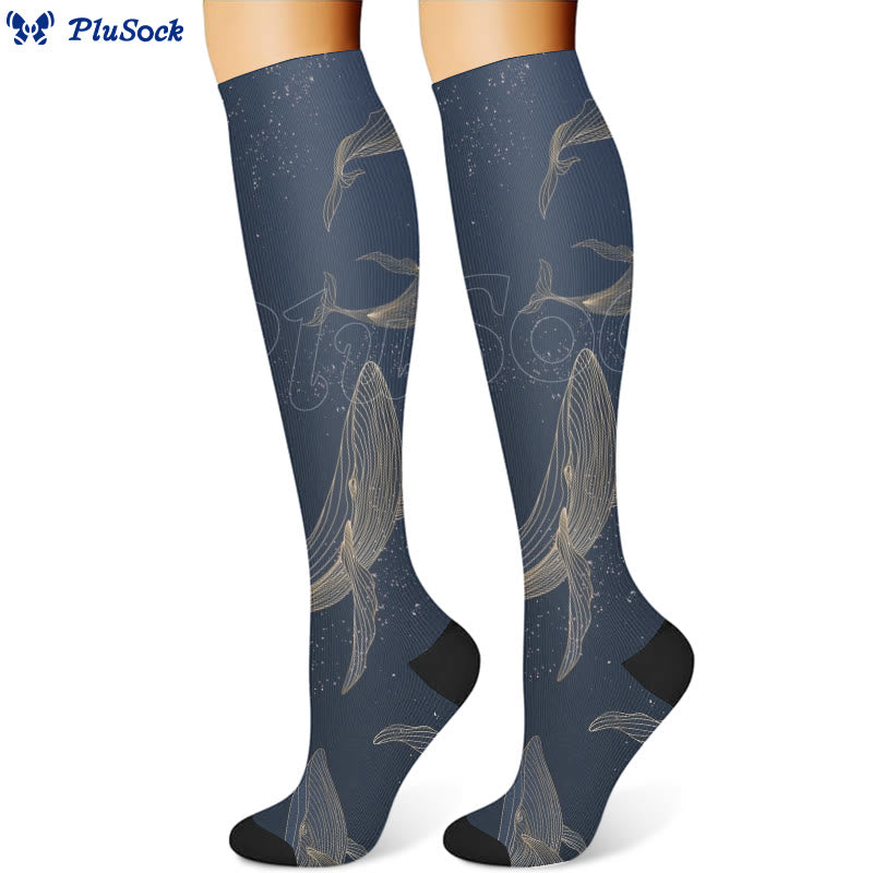 Chaussettes de compression ciel étoilé (3 paires) - image 2