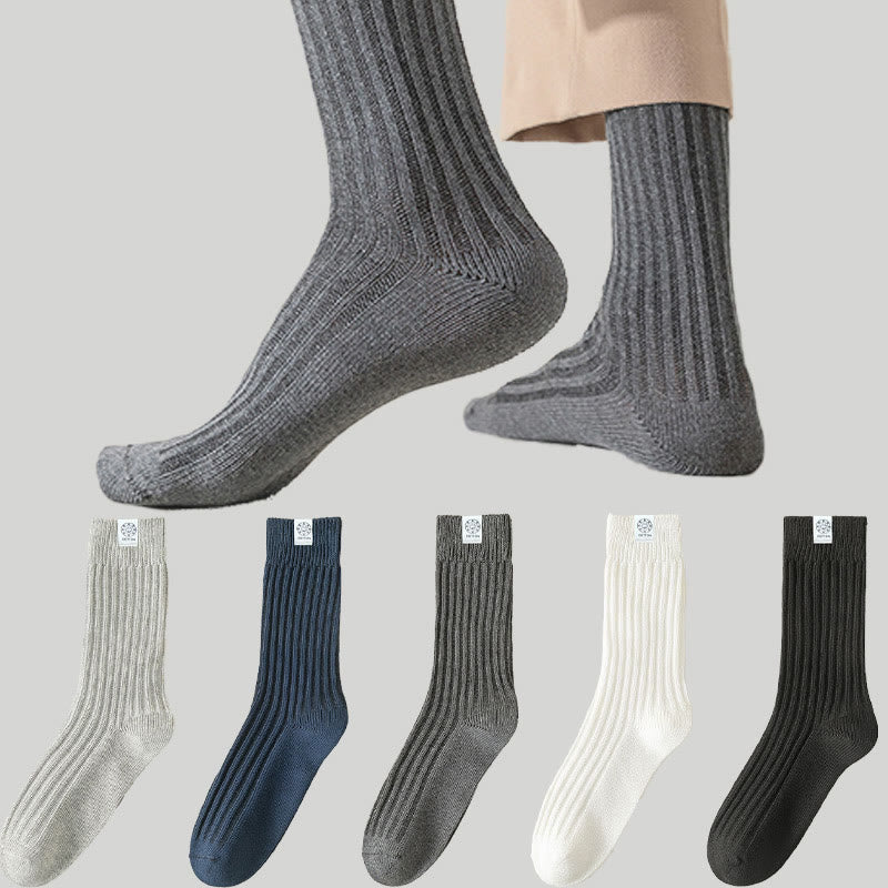 Chaussettes décontractées françaises grande taille (5 paires)