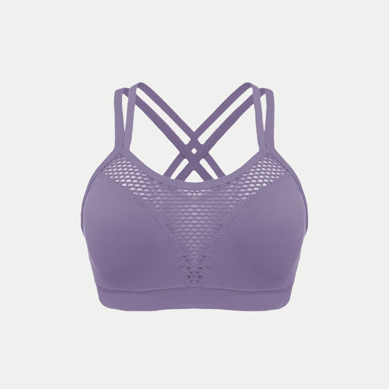 Soutien-gorge sexy sans armatures grande taille, sans coutures et creux