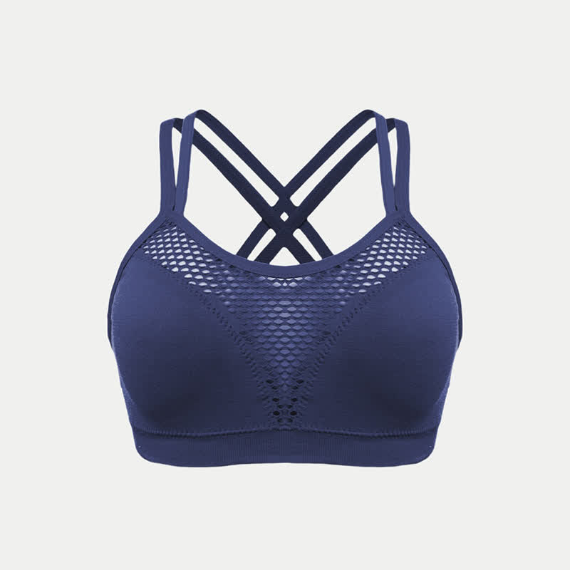 Soutien-gorge sexy sans armatures grande taille, sans coutures et creux
