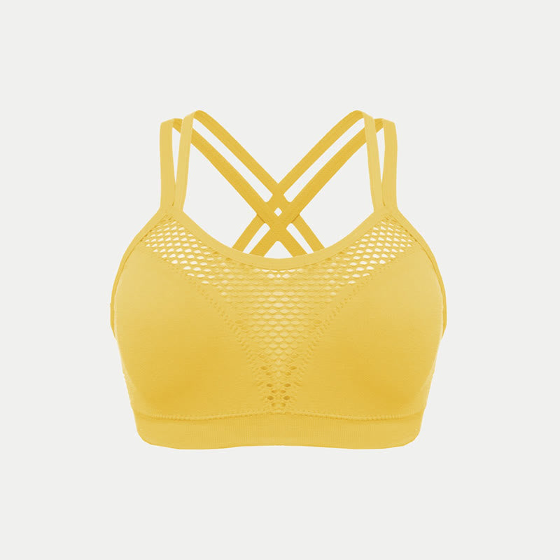 Soutien-gorge sexy sans armatures grande taille, sans coutures et creux