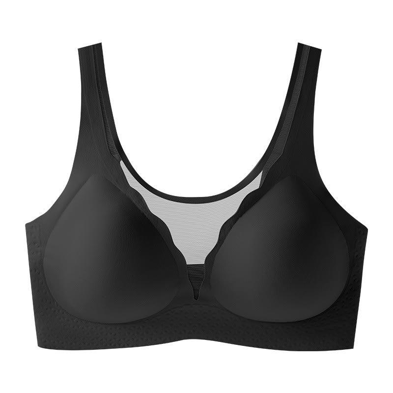 Soutien-gorge sans armatures grande taille en forme de U dans le dos