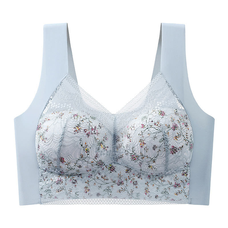 Soutien-gorge grande taille à couverture complète et doux avec bordure en dentelle (lot de 2)