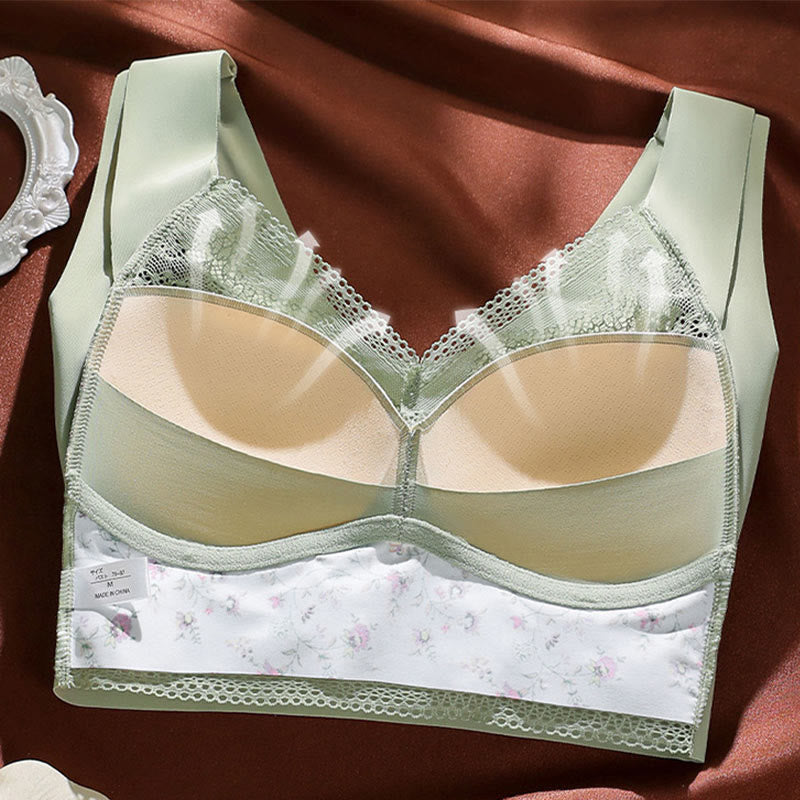 Soutien-gorge grande taille à couverture complète et doux avec bordure en dentelle (lot de 2)