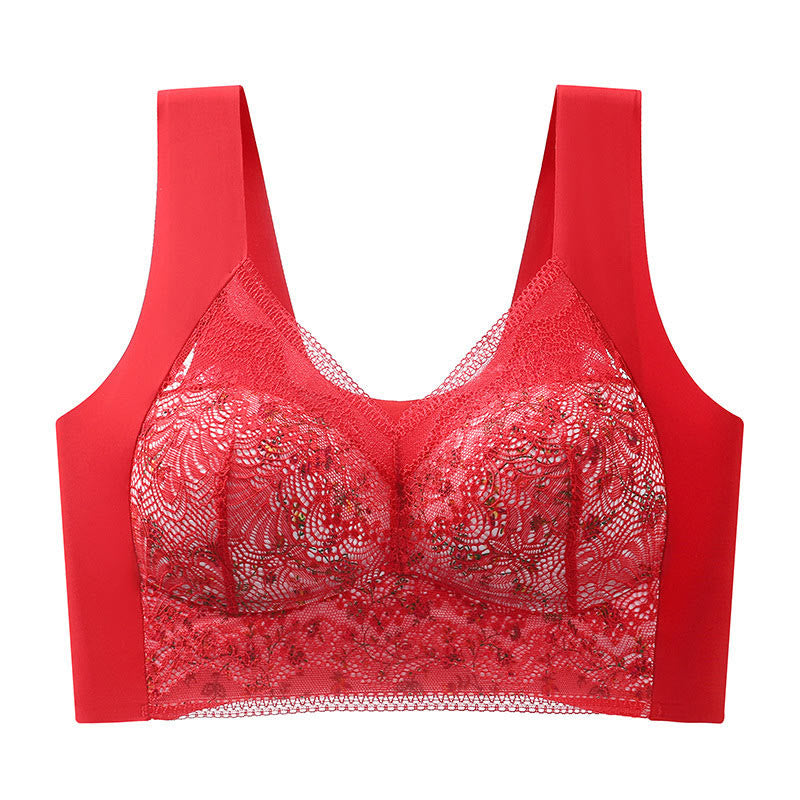 Soutien-gorge grande taille à couverture complète et doux avec bordure en dentelle (lot de 2)