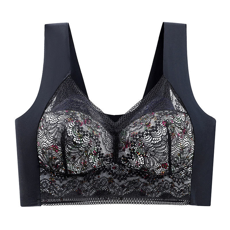 Soutien-gorge grande taille à couverture complète et doux avec bordure en dentelle (lot de 2)