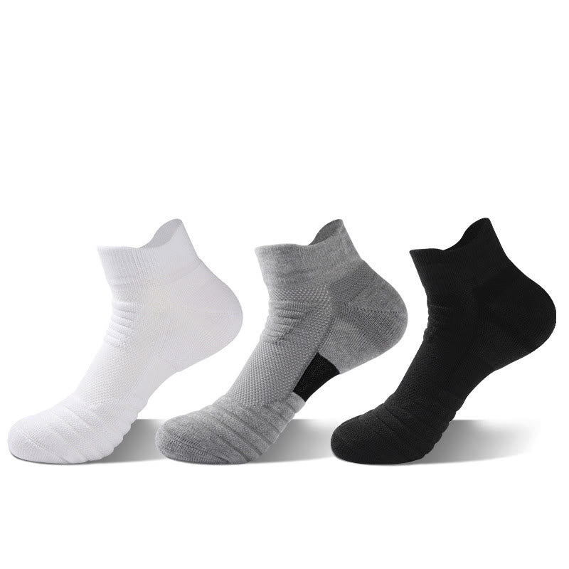 Chaussettes de compression à la cheville en serviette épaisse grande taille (6 paires)