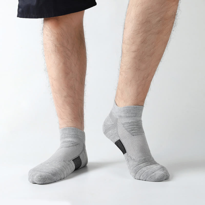 Chaussettes de compression à la cheville en serviette épaisse grande taille (6 paires)