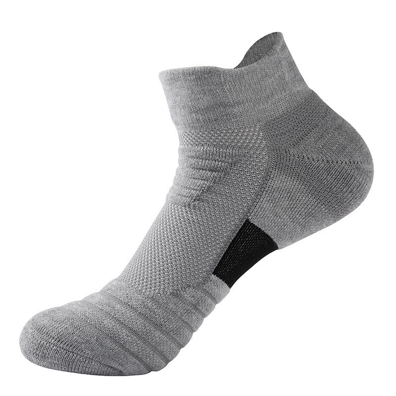 Chaussettes de compression à la cheville en serviette épaisse grande taille (6 paires)