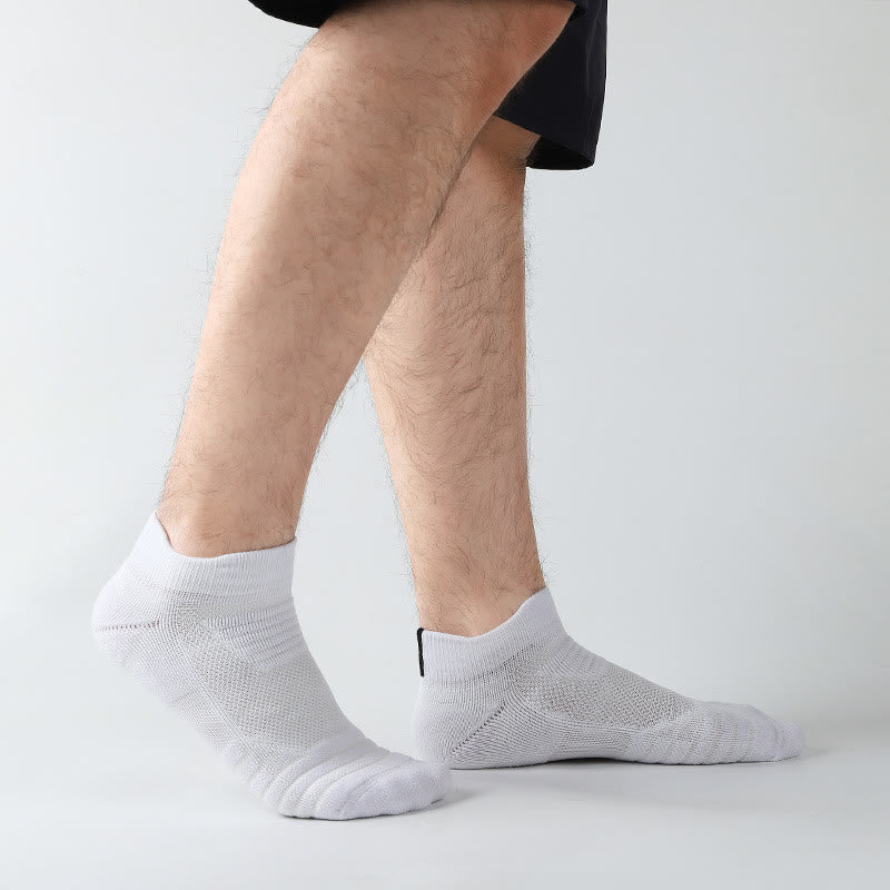 Chaussettes de compression à la cheville en serviette épaisse grande taille (6 paires)