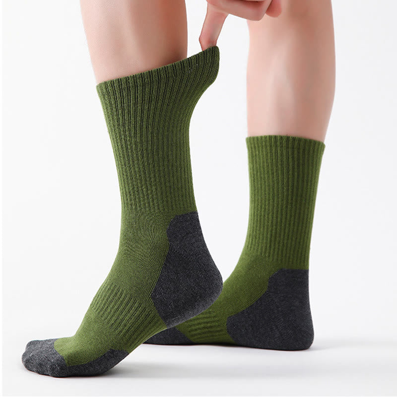 Chaussettes de compression Mountain Sports Quarter grande taille (5 paires)