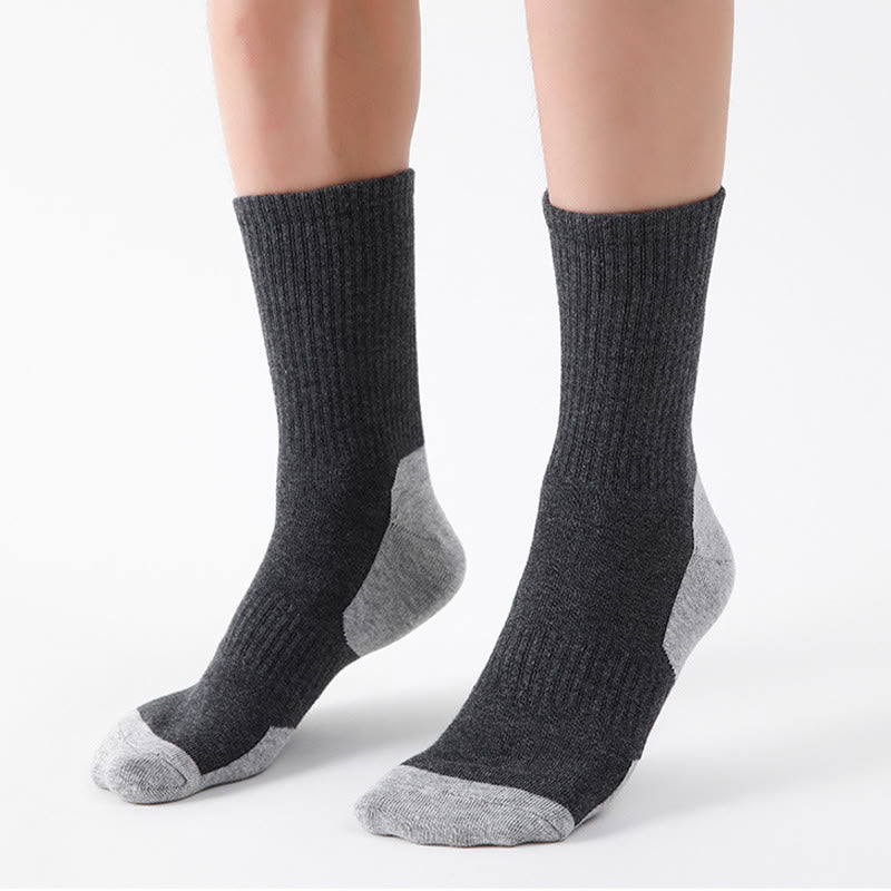 Chaussettes de compression Mountain Sports Quarter grande taille (5 paires)