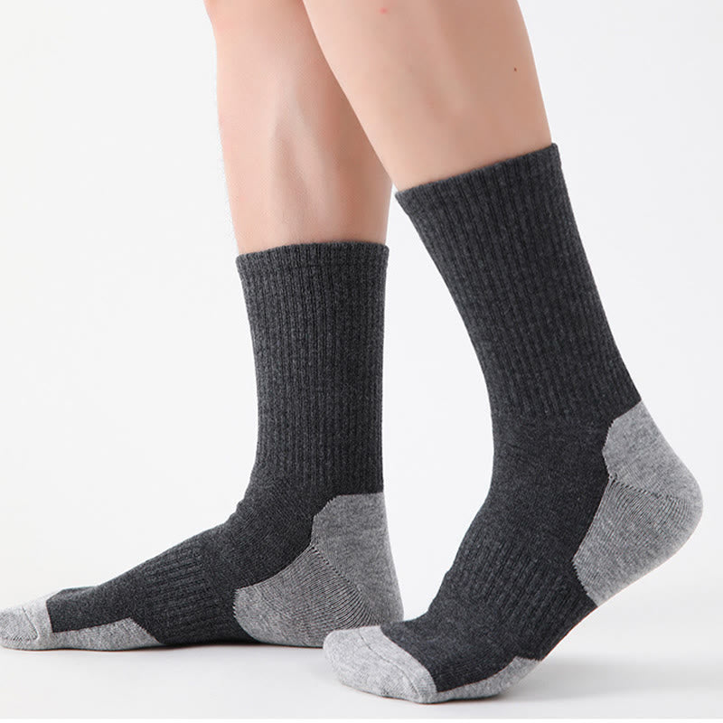 Chaussettes de compression Mountain Sports Quarter grande taille (5 paires)