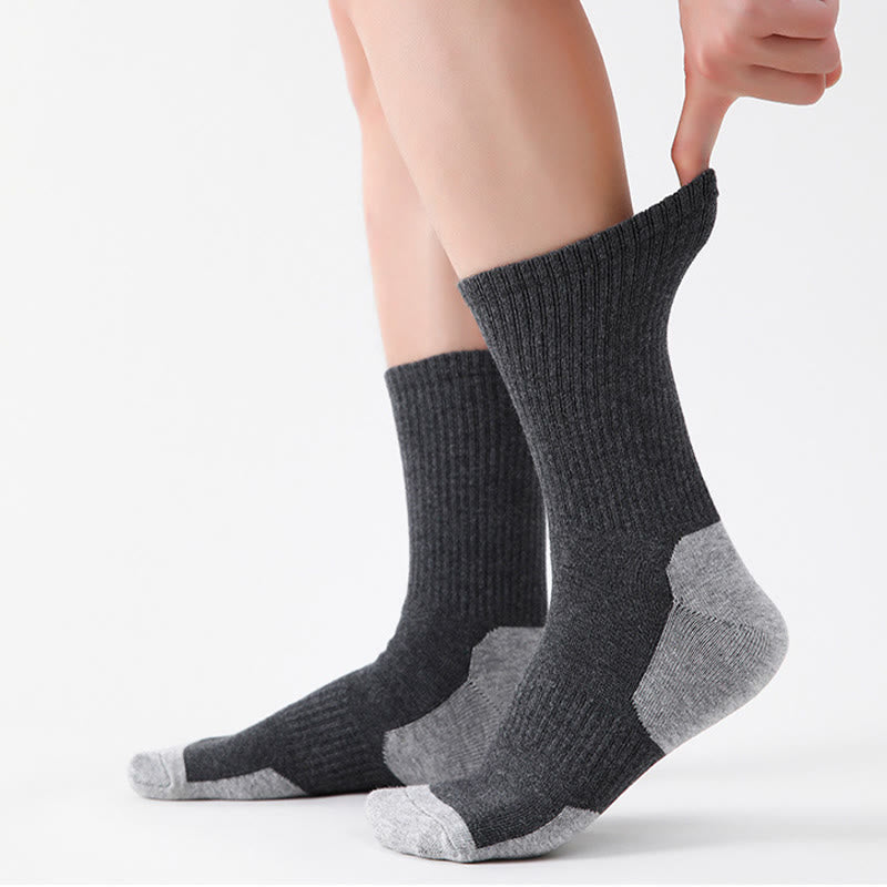 Chaussettes de compression Mountain Sports Quarter grande taille (5 paires)