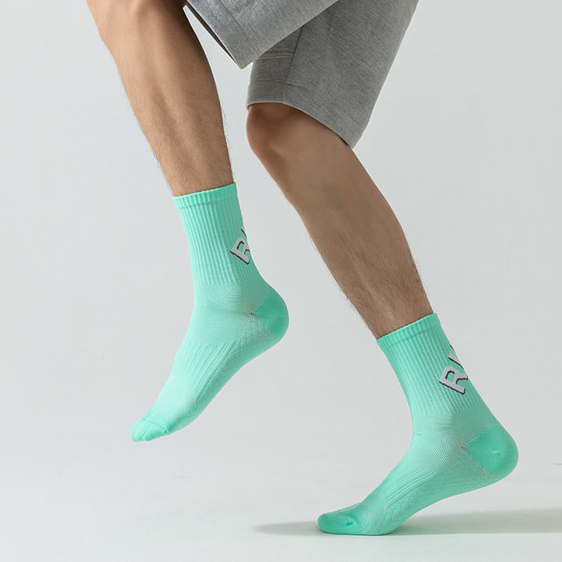 Chaussettes de compression Run Quarter grande taille (6 paires)