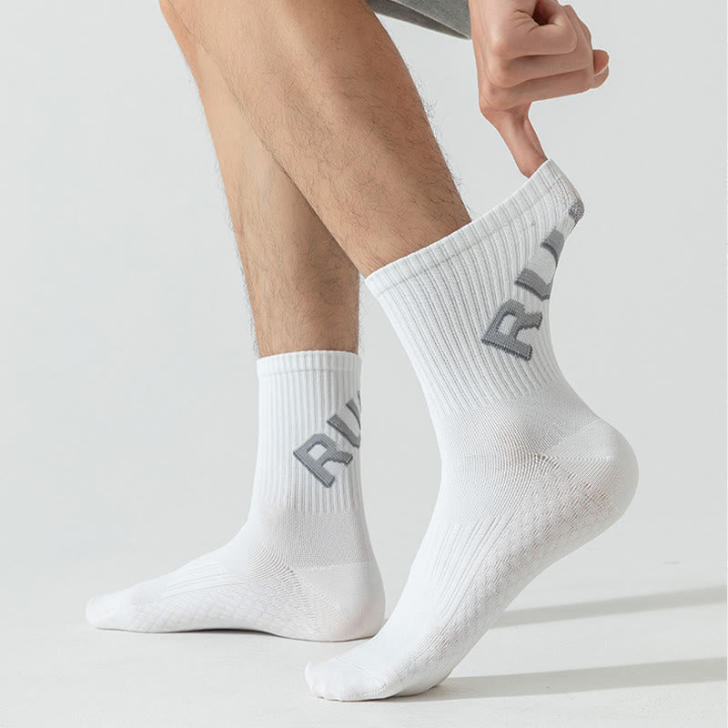 Chaussettes de compression Run Quarter grande taille (6 paires)
