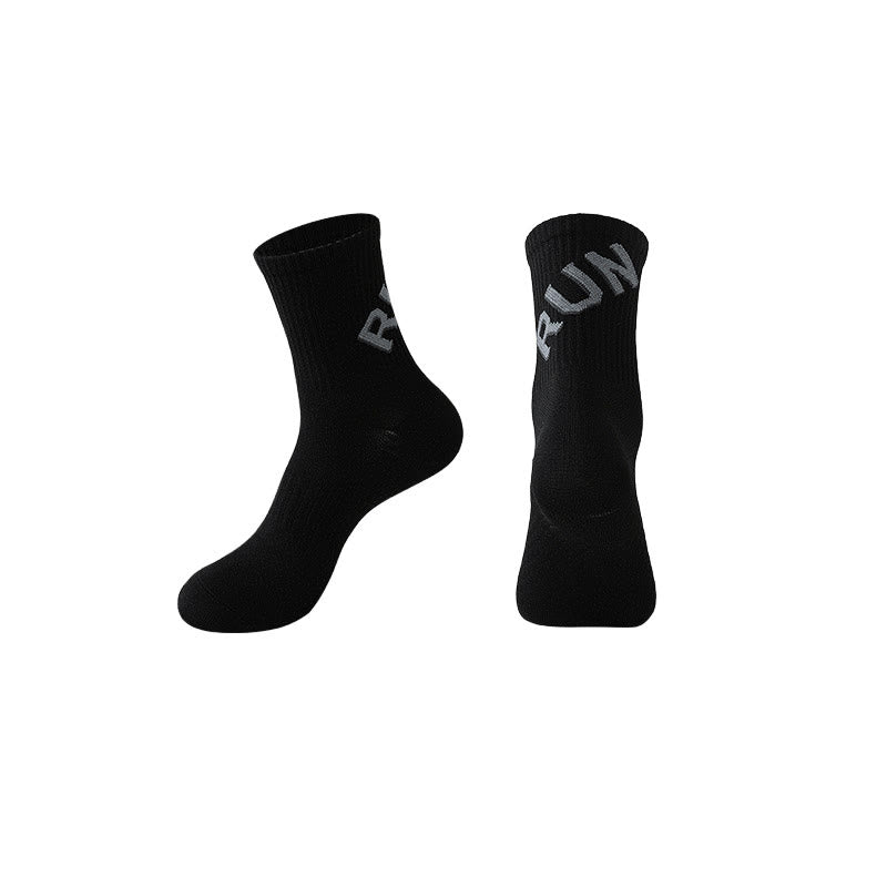 Chaussettes de compression Run Quarter grande taille (6 paires)
