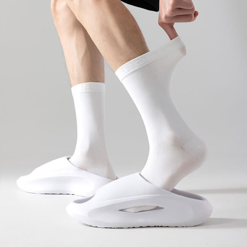 Chaussettes de compression antidérapantes grande taille (6 paires)