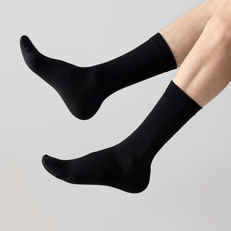 Chaussettes de compression antidérapantes grande taille (6 paires)