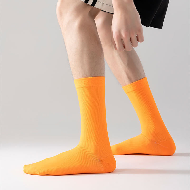 Chaussettes de compression antidérapantes grande taille (6 paires)
