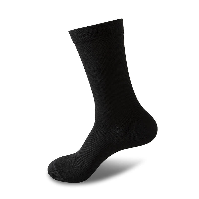 Chaussettes de compression antidérapantes grande taille (6 paires)