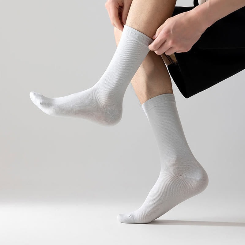 Chaussettes de compression antidérapantes grande taille (6 paires)