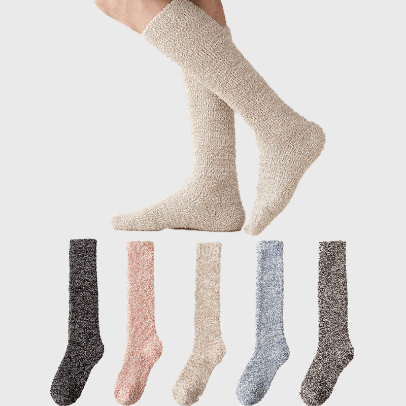 Chaussettes hautes épaisses grande taille (3 paires)