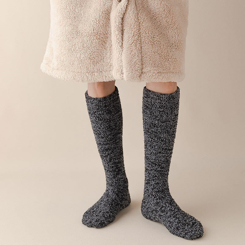 Chaussettes hautes épaisses grande taille (3 paires)