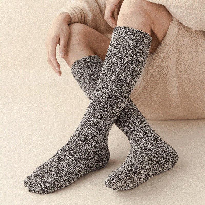 Chaussettes hautes épaisses grande taille (3 paires)