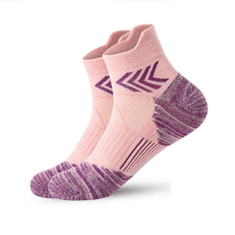 Chaussettes de compression en maille grande taille (6 paires) - Rose - EU39-45 (US6-11) - image 9