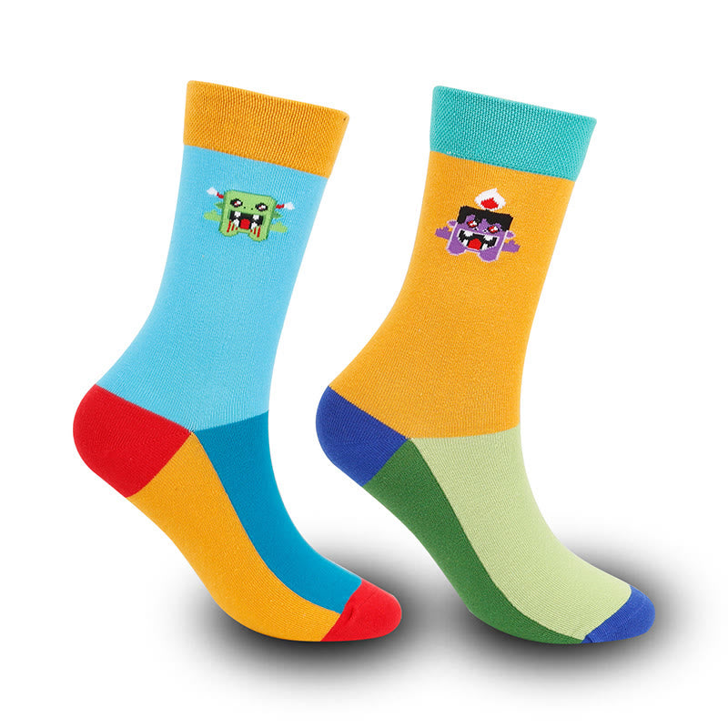 Chaussettes asymétriques grande taille (4 paires) - image 5