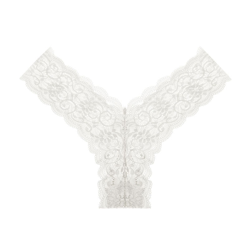 String sexy en dentelle florale taille basse (lot de 3)