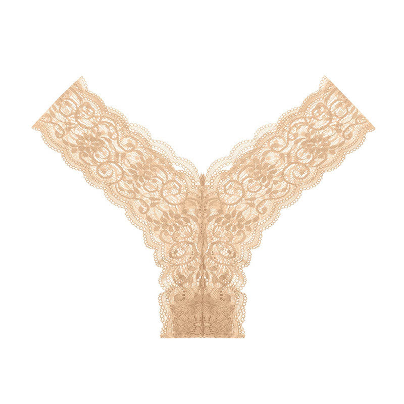 String sexy en dentelle florale taille basse (lot de 3)