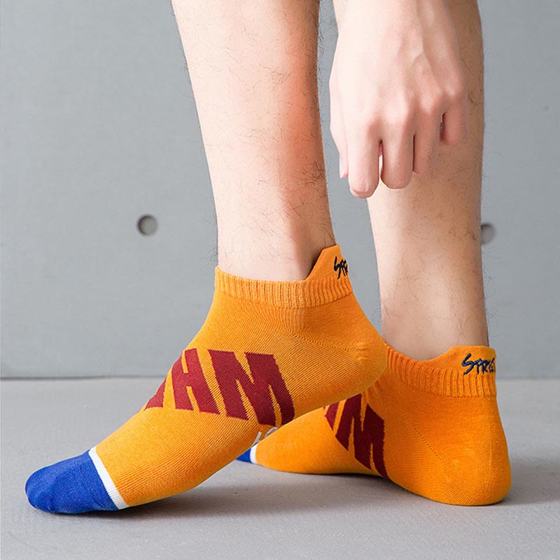 Chaussettes à imprimé lettre grande taille (5 paires)