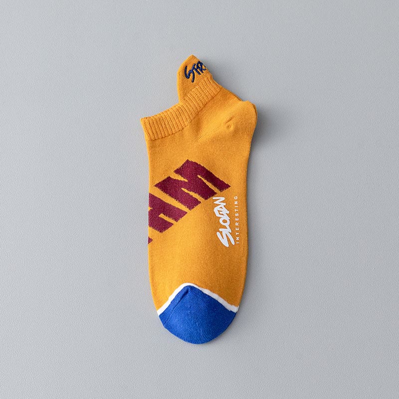 Chaussettes à imprimé lettre grande taille (5 paires)