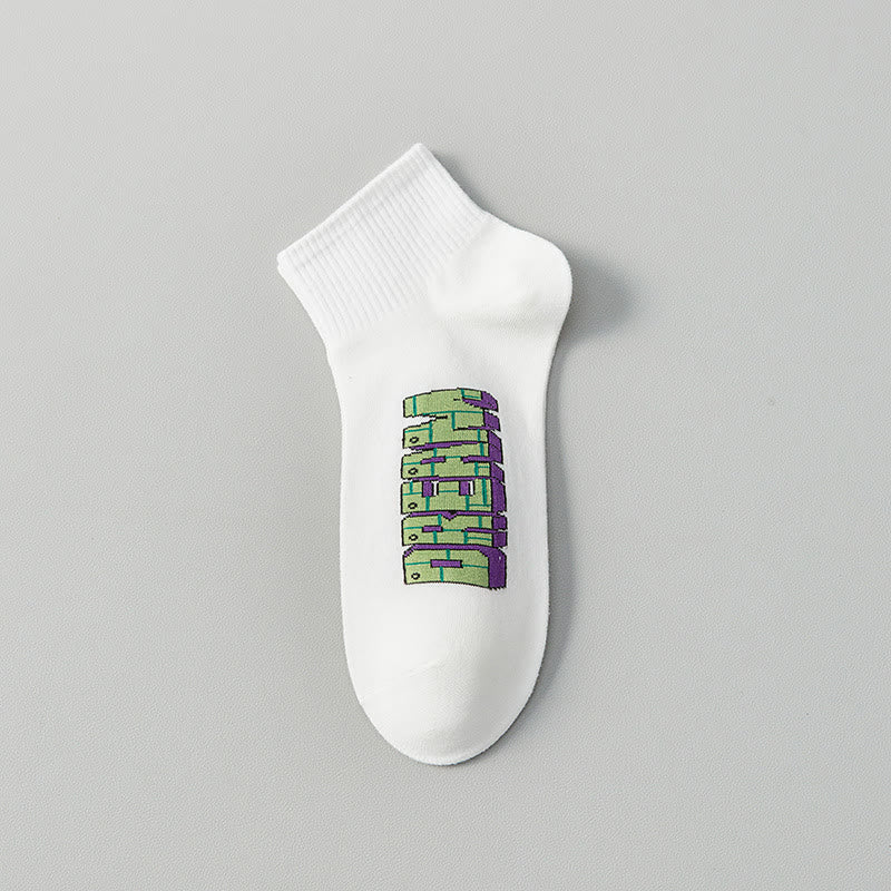 Chaussettes tendance et amusantes grande taille (5 paires)