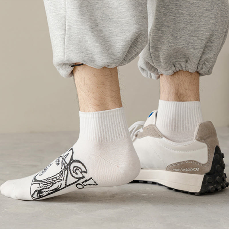 Chaussettes tendance et amusantes grande taille (5 paires)