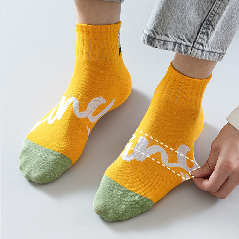 Chaussettes alphanumériques grande taille (5 paires)