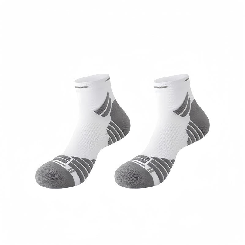 Chaussettes de compression légères et rembourrées pour chevilles, grande taille (4 paires)