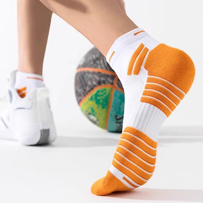Chaussettes de compression légères et rembourrées pour chevilles, grande taille (4 paires)