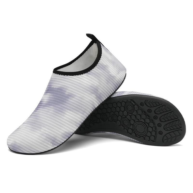 Chaussons tie-dye grande taille