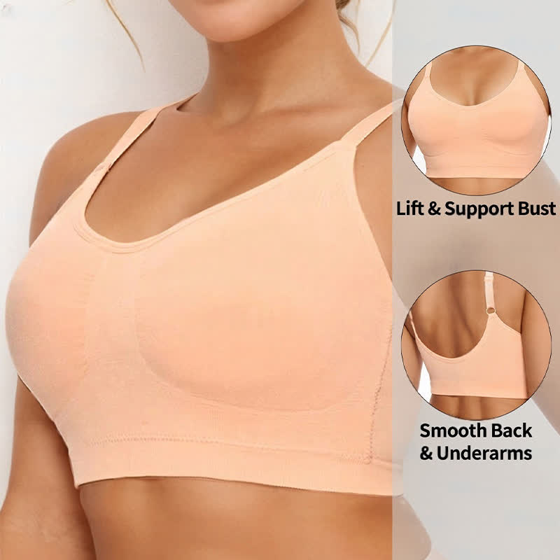 Soutien-gorge de sport gainant sans coutures et à haute élasticité