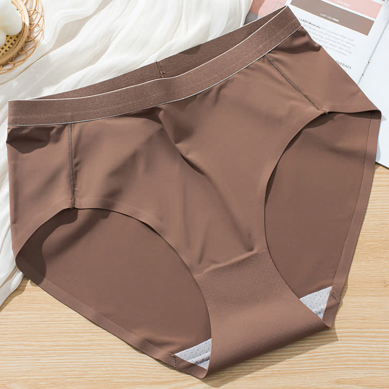 Culotte taille haute sans coutures, couleur unie (lot de 3)