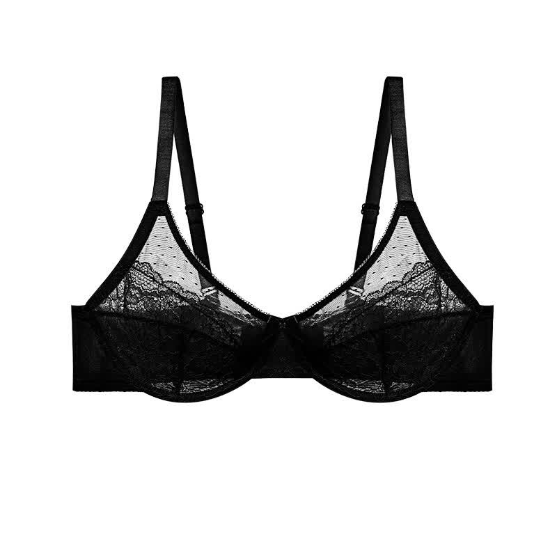 Soutien-gorge push-up à armatures en dentelle légère et sexy grande taille