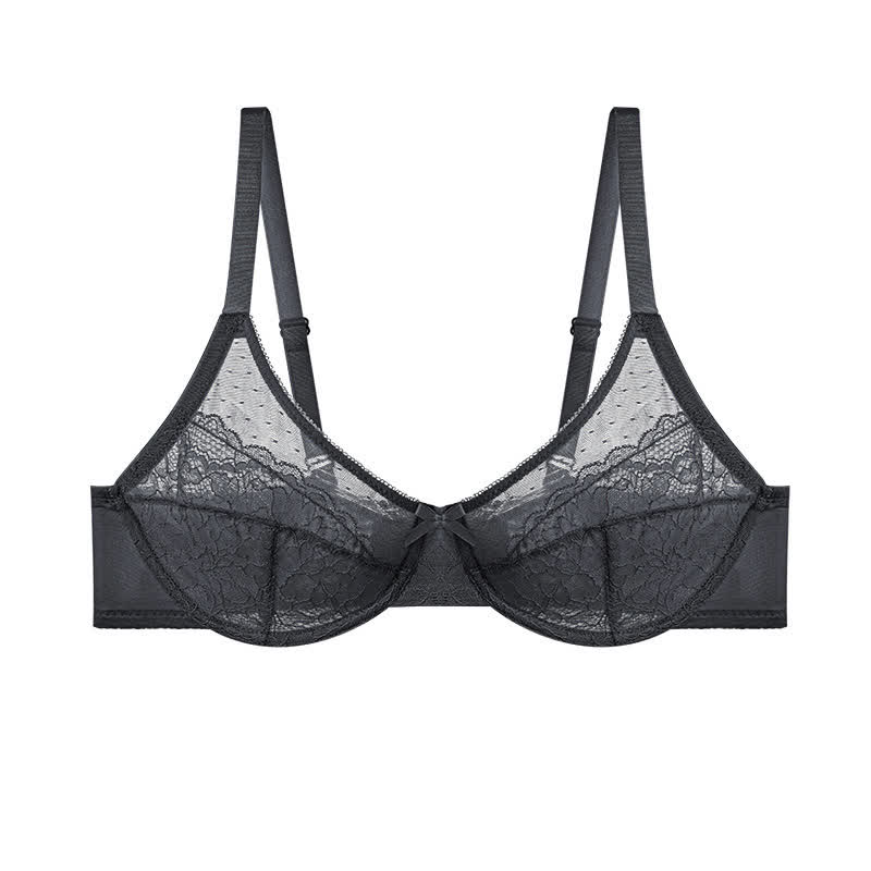 Soutien-gorge push-up à armatures en dentelle légère et sexy grande taille