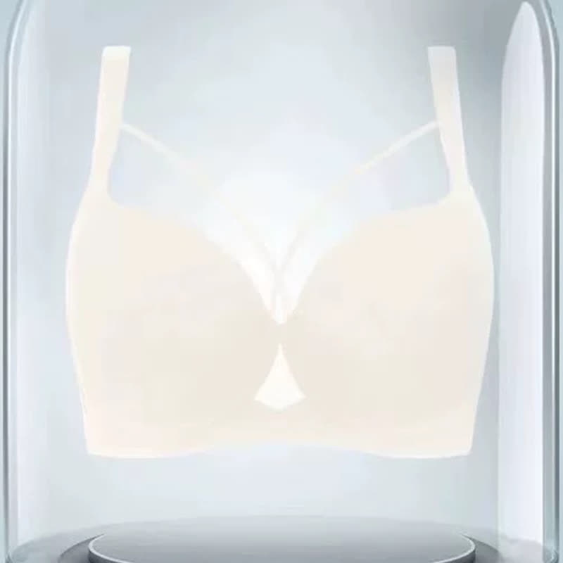 Soutien-gorge push-up à armatures sexy croisé sans coutures