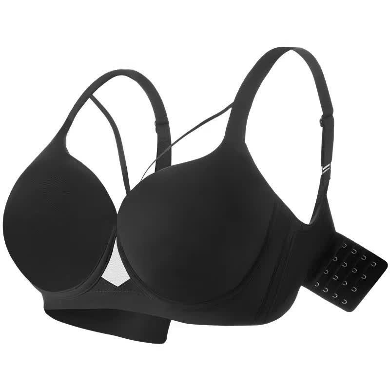 Soutien-gorge push-up à armatures sexy croisé sans coutures