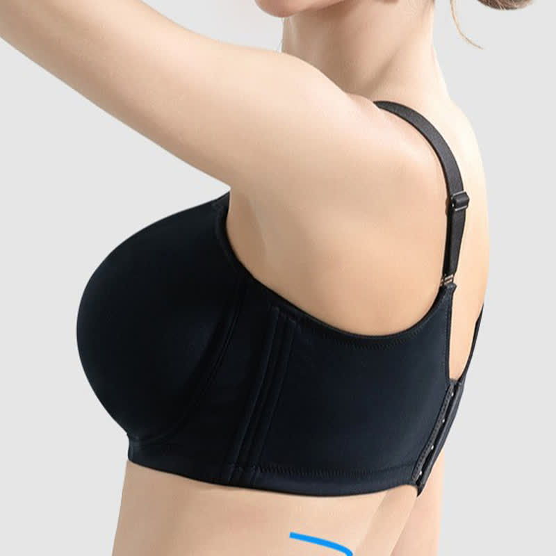 Soutien-gorge push-up à armatures sexy croisé sans coutures