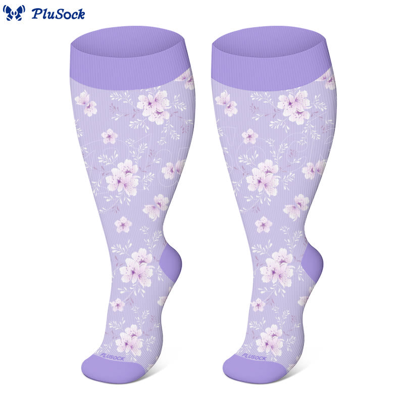 Chaussettes de compression Blossom grande taille (3 paires)